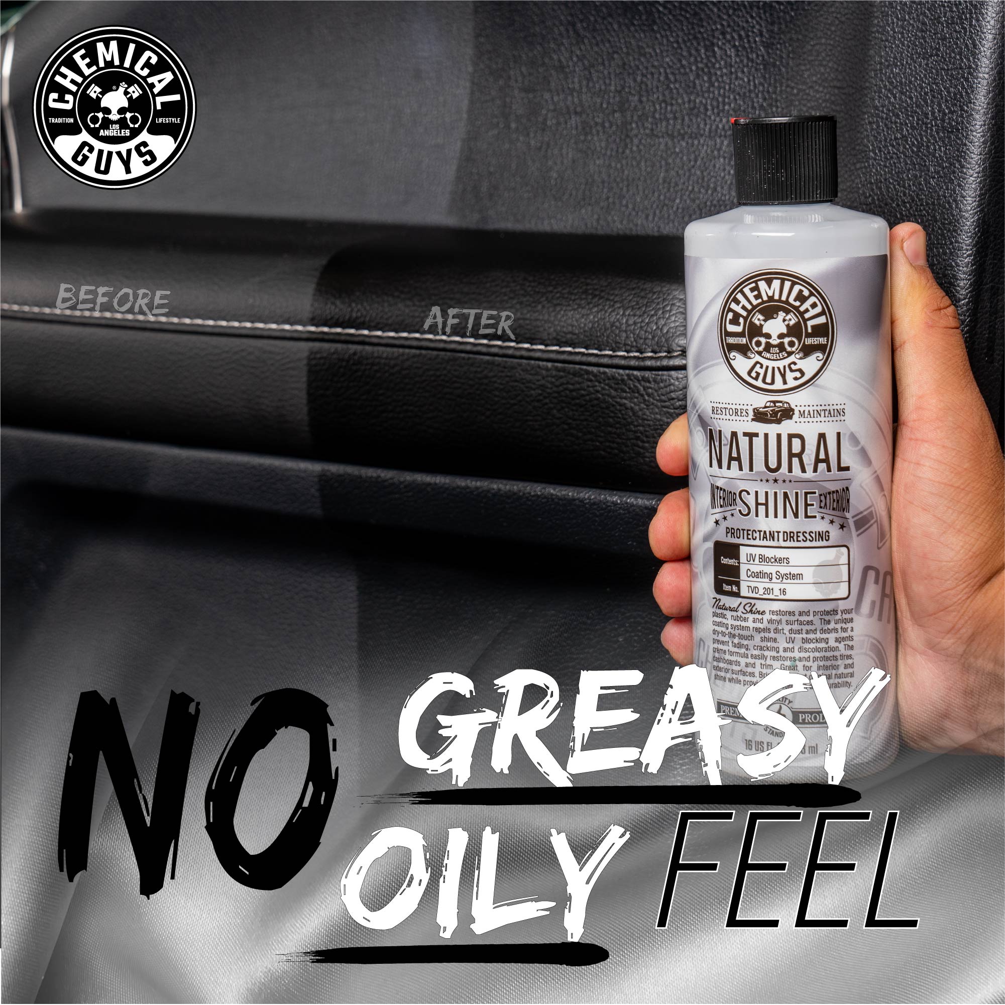 Natural Shine New Look Shine Plastic. Rubber. Vinyl Dressing - Image 5