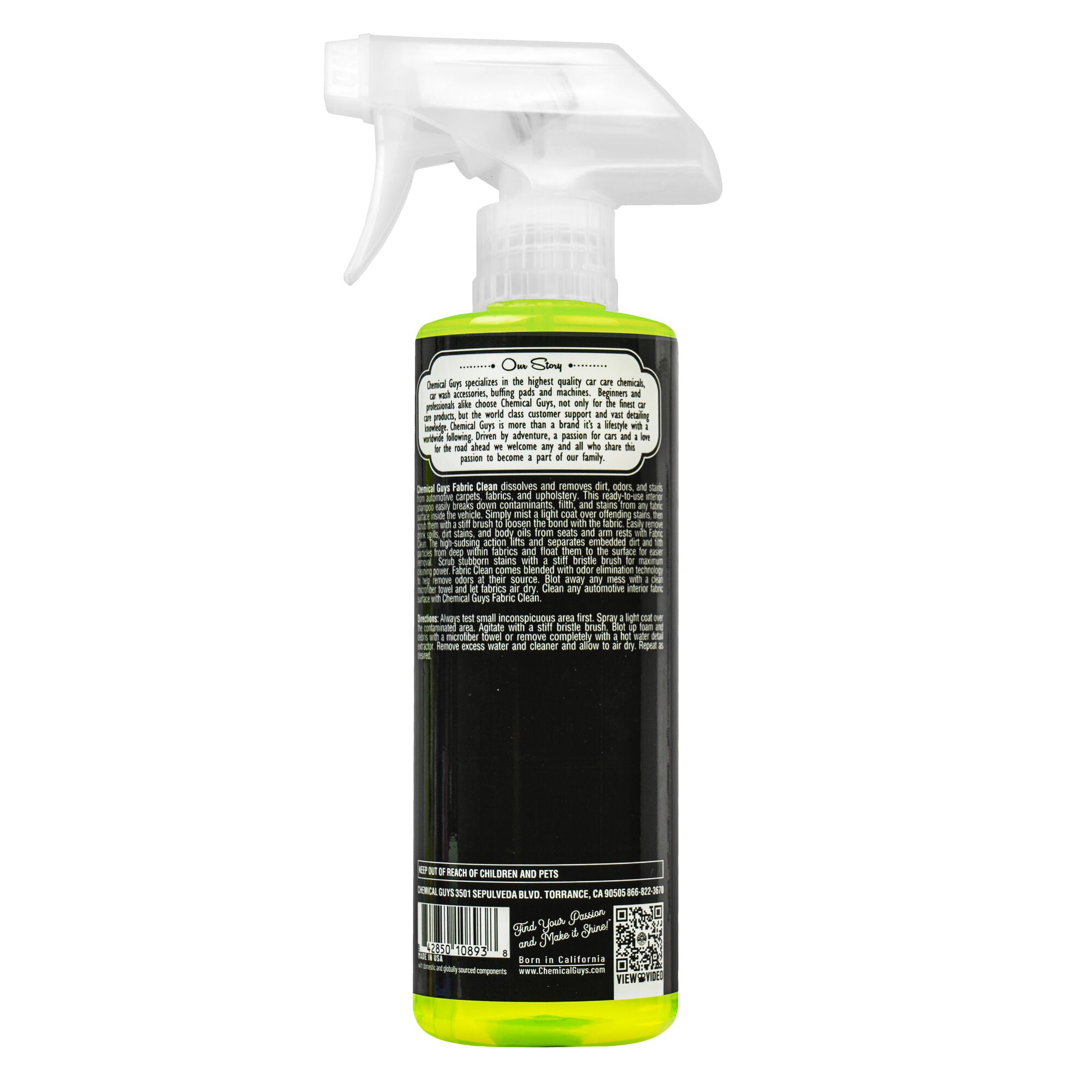 Foaming Citrus Fabric Clean Carpet & Upholstery Shampoo - Image 13