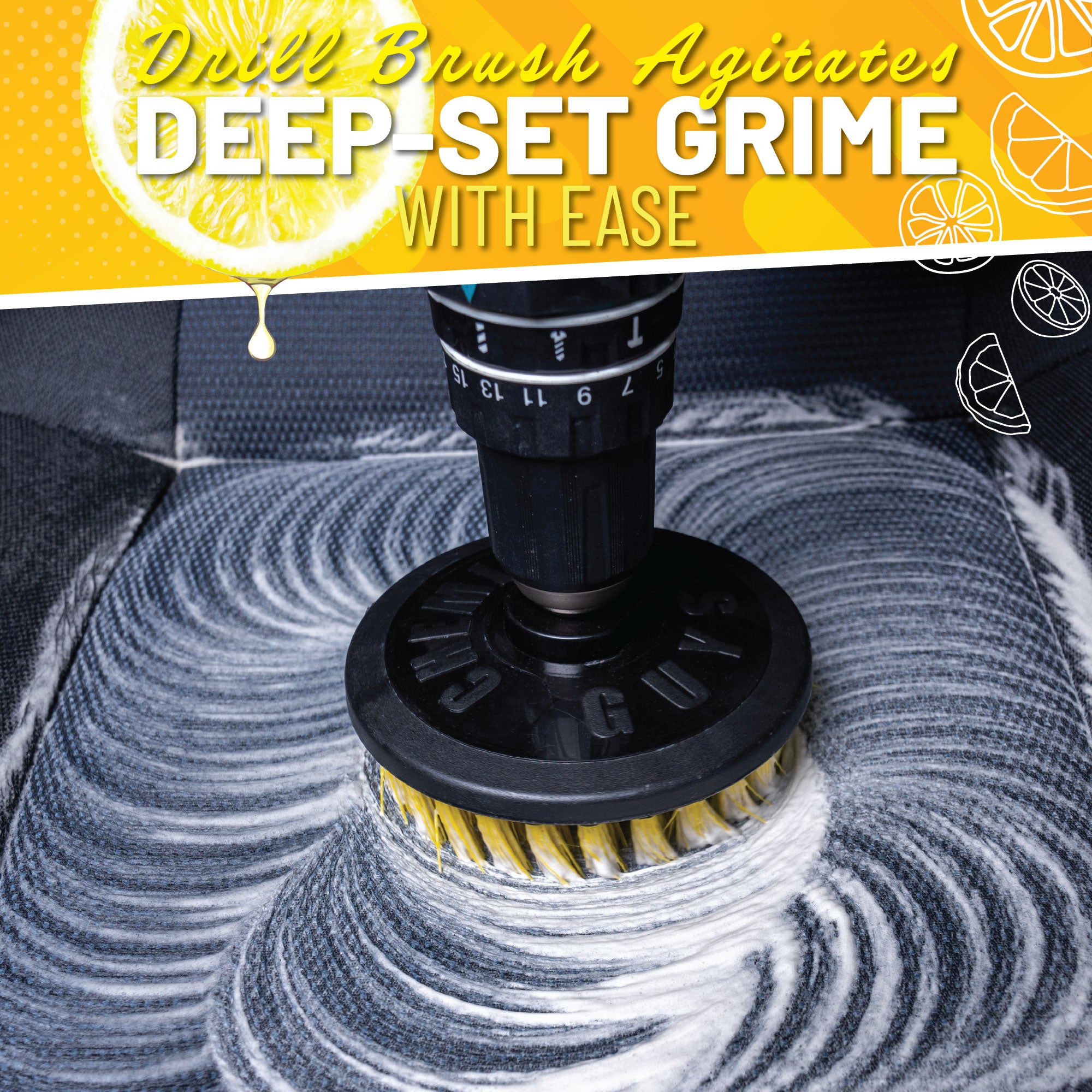 Fabric Cleaning Drill Brush Kit - Image 4